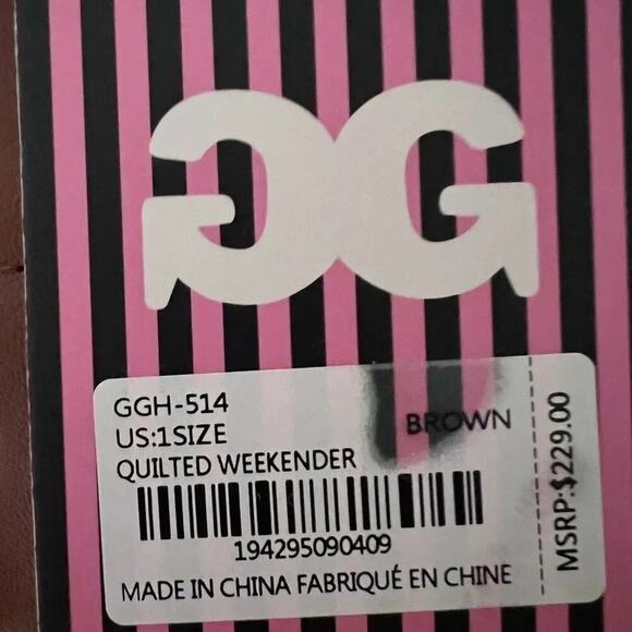 NEW Gilda Paris Quilted Large Tote Bag Weekender - Picture 7 of 7